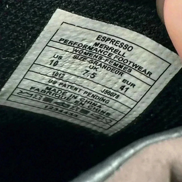 Merrell Luxe button ankle bootie 10 41 espresso brown suede stapled clog boot - Picture 10 of 13